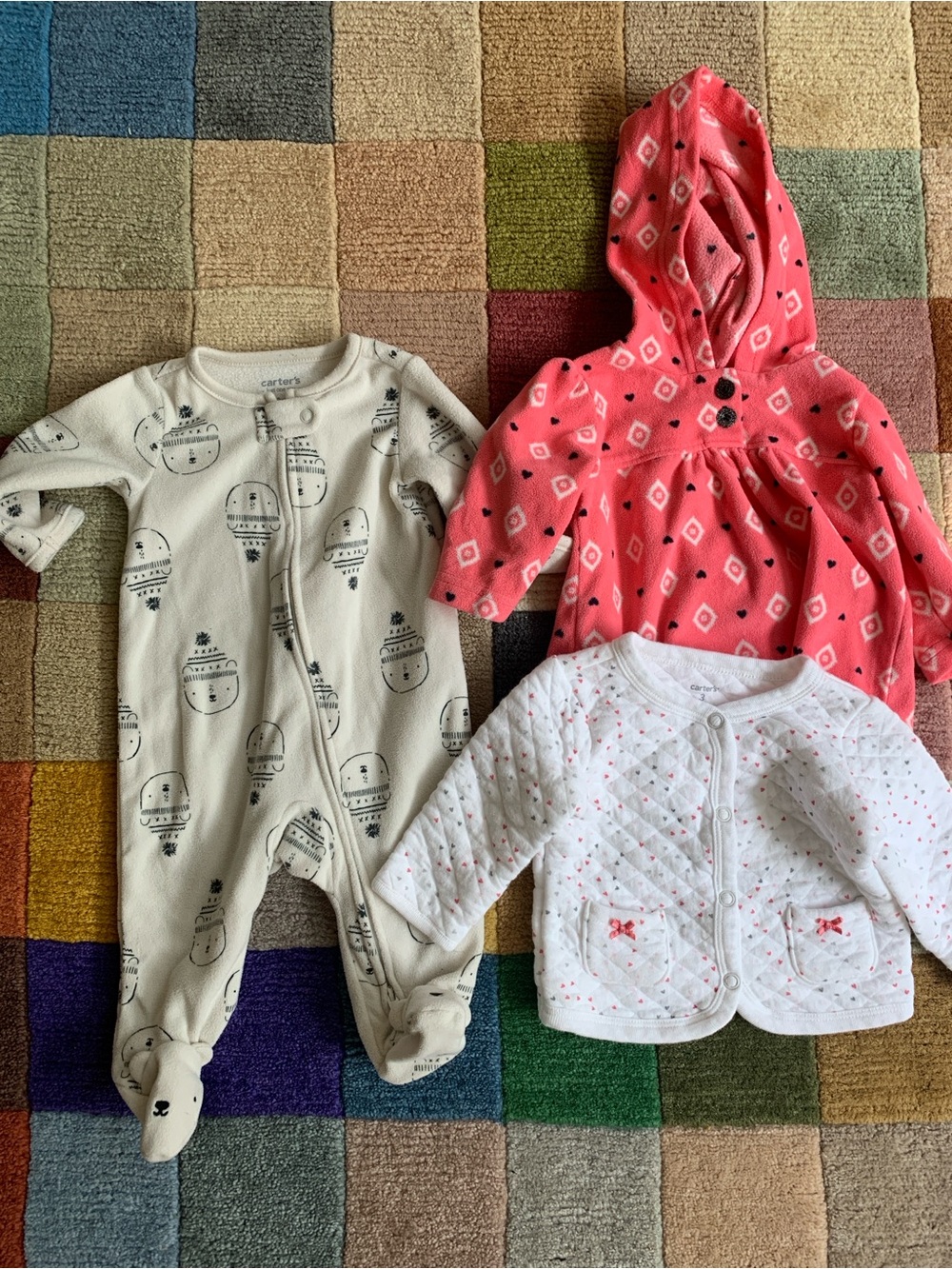 3M Carters Baby Girl Cold Weather Bundle
